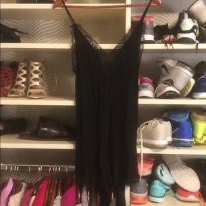 Express black with lace romper. Never worn